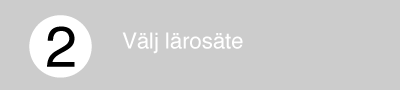 Du måste välja kurs först
